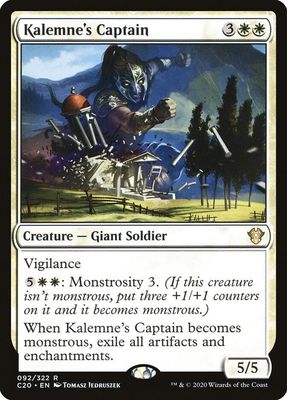 Kalemne&#39;s Captain - Commander 2020 (C20) Commander 2020