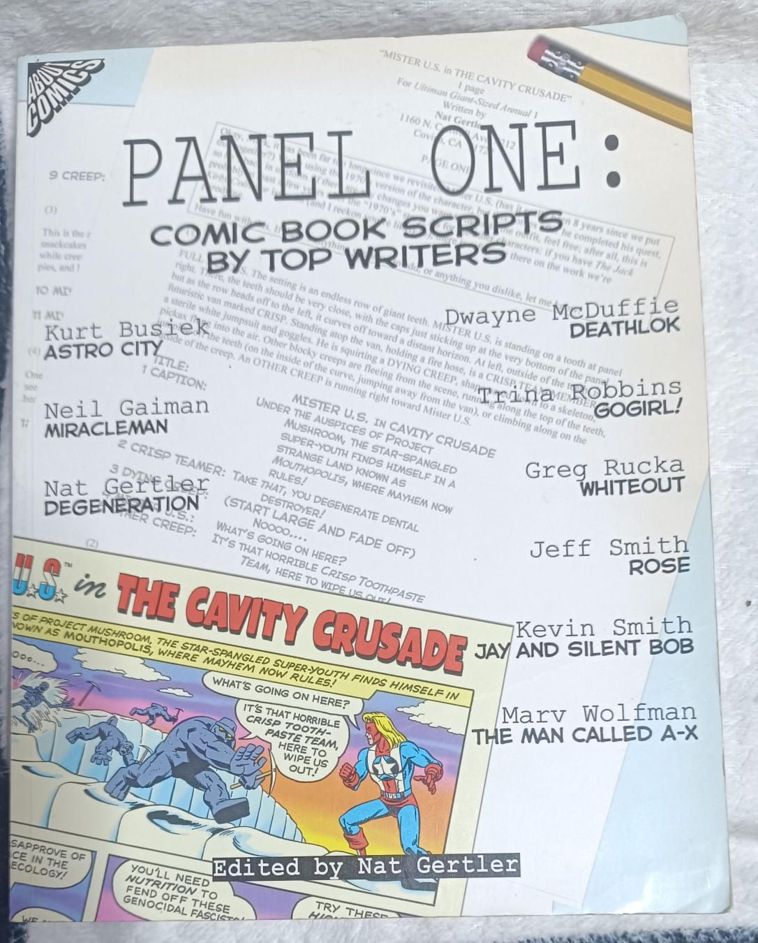 NELA-n, Panel One comic, Scripts by Top Writers