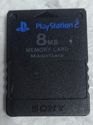 NELA-f, Tarjeta de Memoria 8 MB Sony PlayStation 2. Memory Card