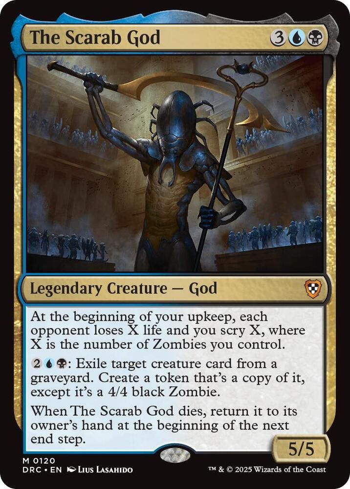 SJ The Scarab God - Commander: Aetherdrift (DRC) Commander: Aetherdrift