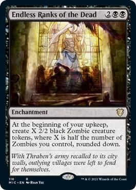 Endless Ranks of the Dead - Commander: Innistrad: Midnight Hunt (MIC) Commander: Innistrad: Midnight Hunt (Espanol)
