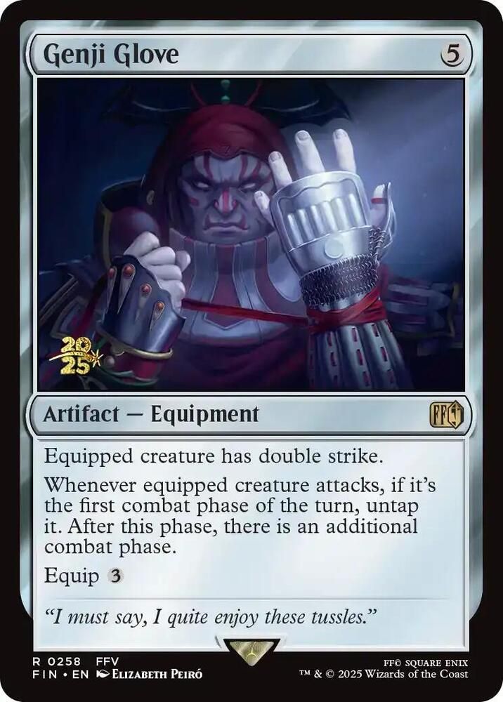 SJ Genji Glove - Prerelease Cards (PRE) Prerelease Cards Foil (Espanol)