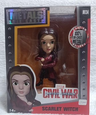 nela-i, Bruja Escarlata Figura Scarlet Witch Figura &quot;Metals Die Cast&quot;,  Jada Toys, Marvel.