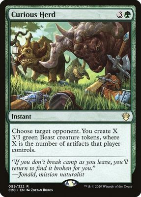 Curious Herd - Commander 2020 (C20) Commander 2020