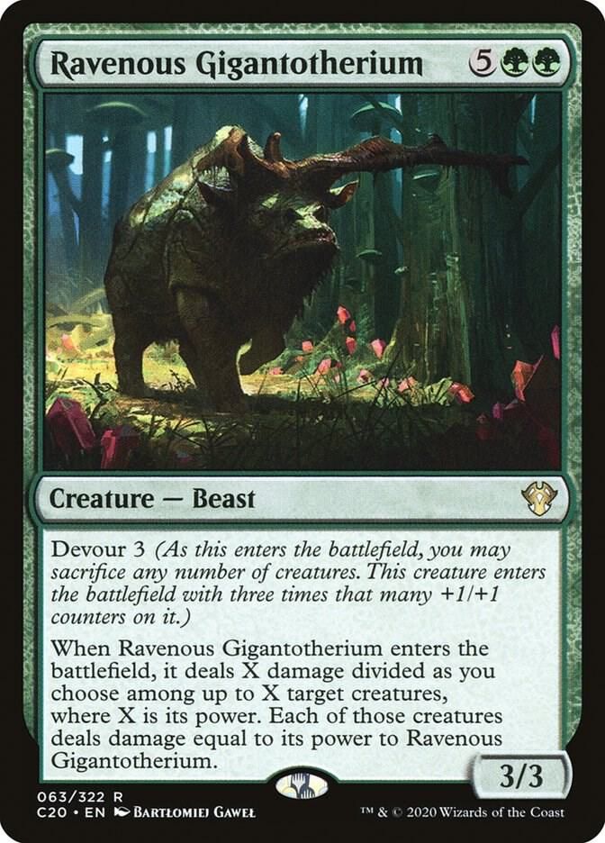 Ravenous Gigantotherium - Commander 2020 (C20) Commander 2020