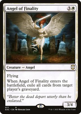 Angel of Finality - Commander: Kaldheim (KHC) Commander: Kaldheim