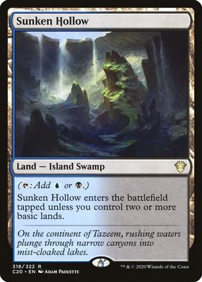 Sunken Hollow - Commander 2020 (C20) Commander 2020