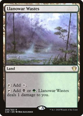 Llanowar Wastes - Commander 2020 (C20) Commander 2020