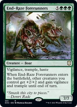 End-Raze Forerunners - Commander: Kaldheim (KHC) Commander: Kaldheim