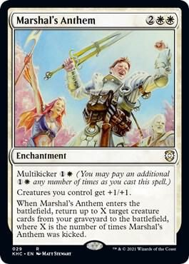 Marshal&#39;s Anthem - Commander: Kaldheim (KHC) Commander: Kaldheim