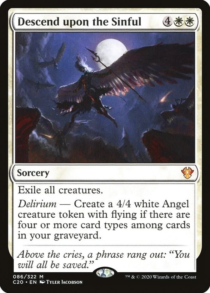 Descend upon the Sinful - Commander 2020 (C20) Commander 2020
