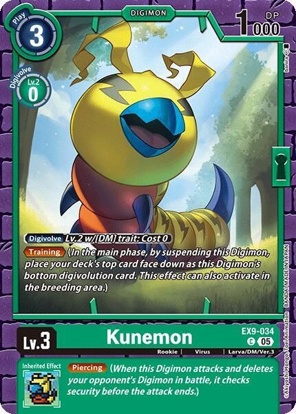 Kunemon - Versus Monsters (EX09) Versus Monsters