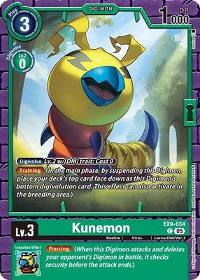 Kunemon - Versus Monsters (EX09) Versus Monsters