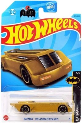 SJ Hot Wheels Batman Batmobile (5/5 Animated Series Gold 169/250)
