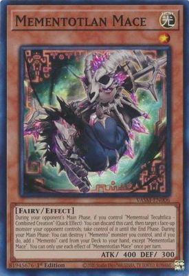 Mementotlan Mace - VASM-EN006 - Super Rare 1st Edition Valiant Smashers 1st Edition Singles