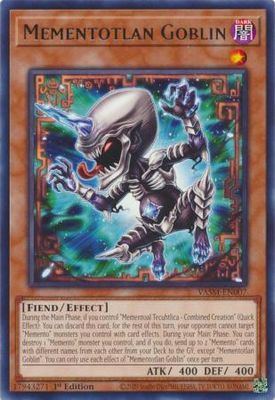 Mementotlan Goblin - VASM-EN007 - Rare 1st Edition Valiant Smashers 1st Edition Singles