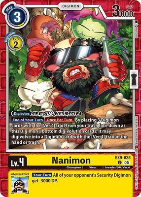 Nanimon - Versus Monsters (EX09) Versus Monsters