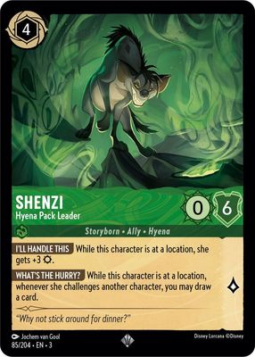 Shenzi - Hyena Pack Leader - Into the Inklands (3) Into the Inklands