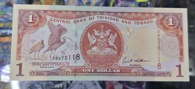 SH Trinidad y Tobago 1 Dollar 1985 Billete