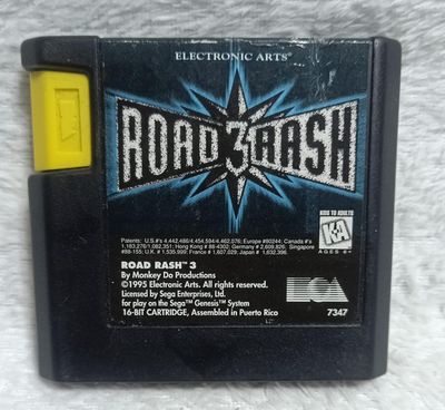 NELA-f, Road Rash 3 Video Juego Cartucho Sega Genesis.