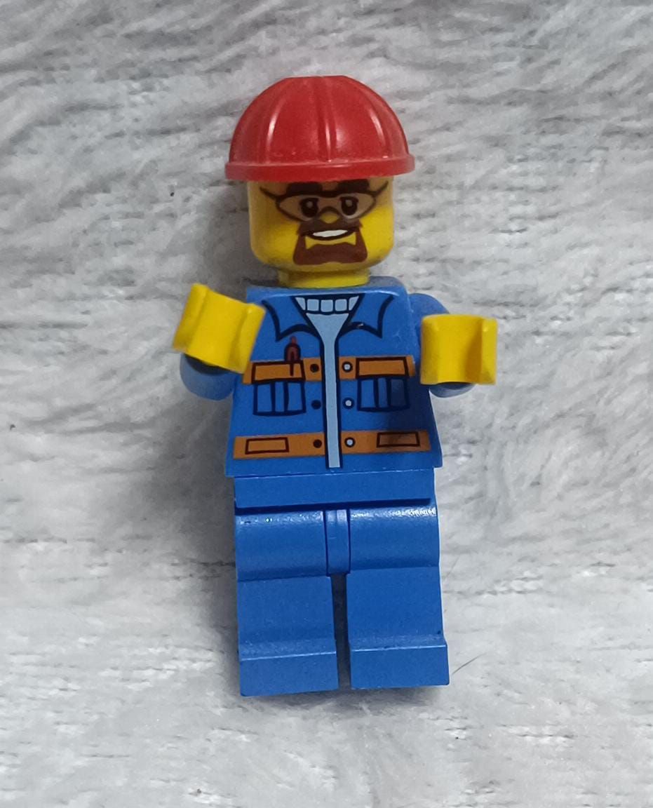NELA-f, Trabajador  construcción o ingeniero de LEGO City Minifigura de LEGO.
