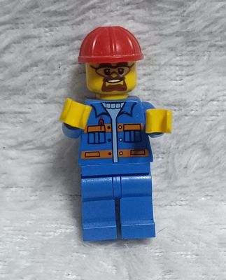 NELA-f, Trabajador  construcción o ingeniero de LEGO City Minifigura de LEGO.