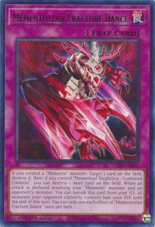 Mementotlan Fracture Dance - VASM-EN011 - Rare 1st Edition Valiant Smashers 1st Edition Singles
