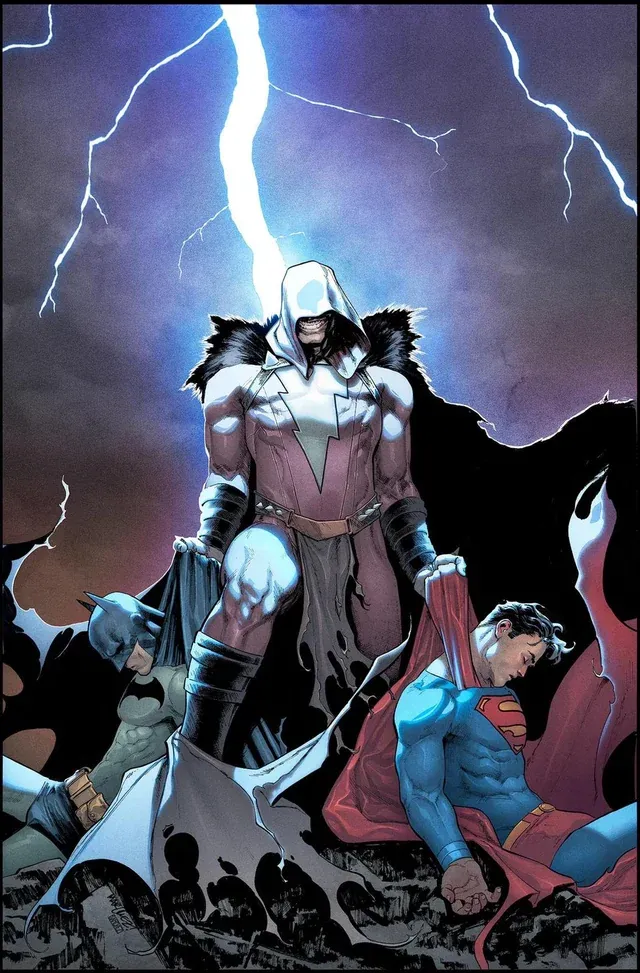 NELA-k, Batman/Superman  Comic Issue 2  the shazam who laughs