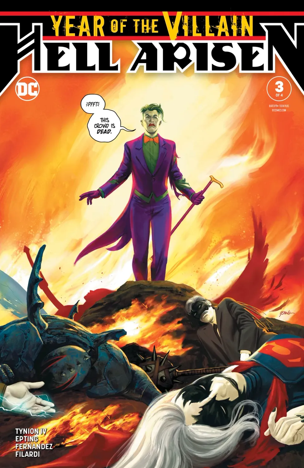 NELA-k,  Year of the Villain Comic Issue 3 Hell Arisen