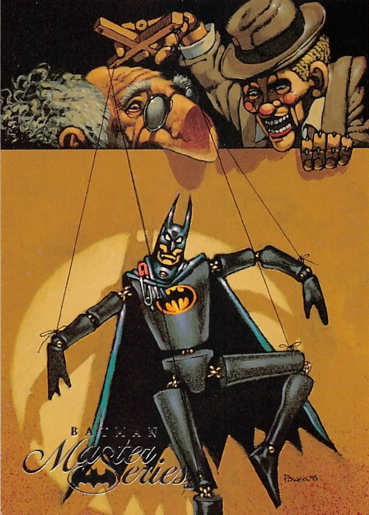 1995 DC Fleer Skybox Batman Master Series #67 Pulling Strings.