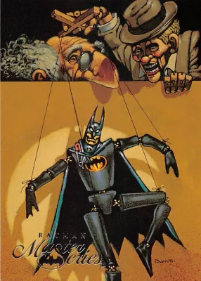 1995 DC Fleer Skybox Batman Master Series #67 Pulling Strings.
