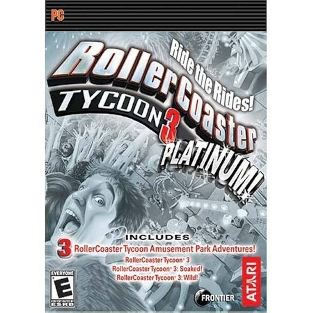 NELA Roller Coaster Tycoon 3 Platinum Juego de PC Usado Completo