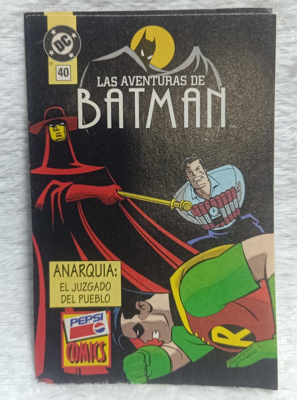 NELA-f, Batman Mini Comic Issue 40 Las Aventuras  13 cms.