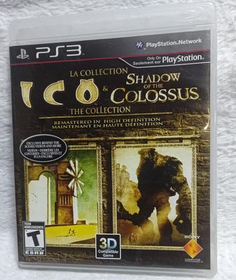 NELA-c, Ico And Shadow of Colossus Play Station 3. Usado. Sin Manual
