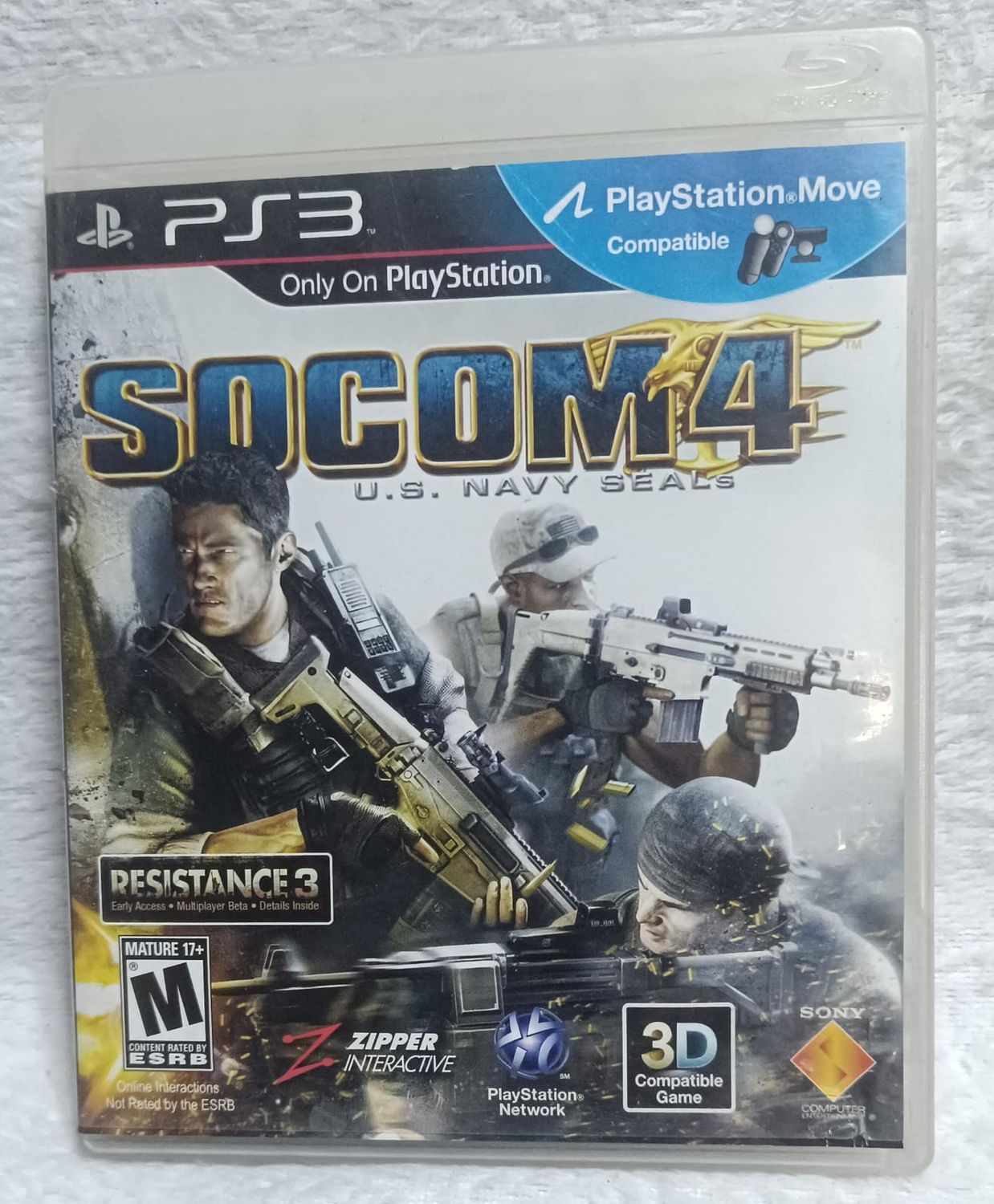 NELA-c, Socom4  Play Station 3. Usado. Sin Manual