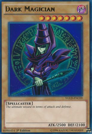 SJ Dark Magician - YGLD-ENC09 - Ultra Rare 1st Edition Yugi&#39;s Gadget Deck 1st Edition (YGLD-ENC)