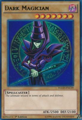 SJ Dark Magician - YGLD-ENC09 - Ultra Rare 1st Edition Yugi&#39;s Gadget Deck 1st Edition (YGLD-ENC)