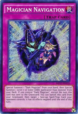 (Membresia) Magician Navigation - MP17-EN110 - Secret Rare 1st Edition 2017 Mega-Tins 1st Edition Singles (Espanol)