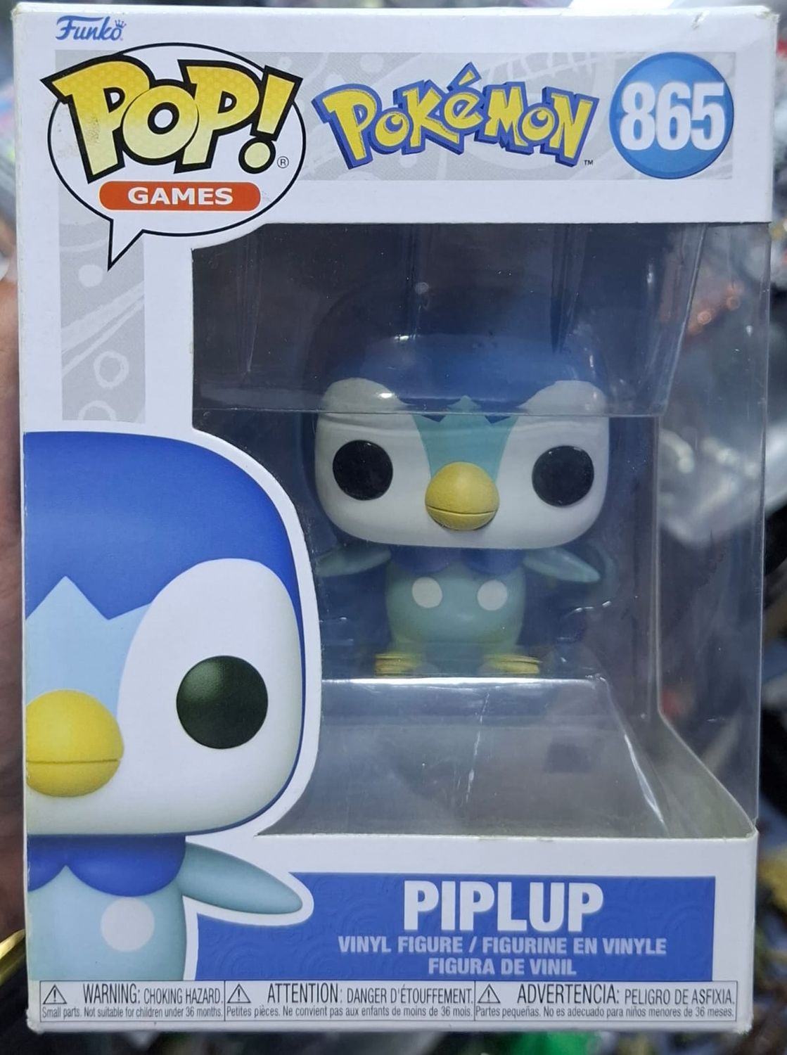 SJ Piplup Figura Funko Pop Pokemon Figura