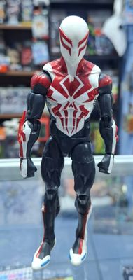 BAF1 Spider Man Figura 2099 White Suit Marvel Legends 6 Pulgadas