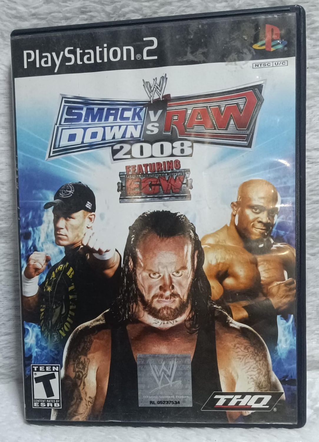 NELA-c, Smack Down vs Raw 2008 Play Station 2 Usado Completo