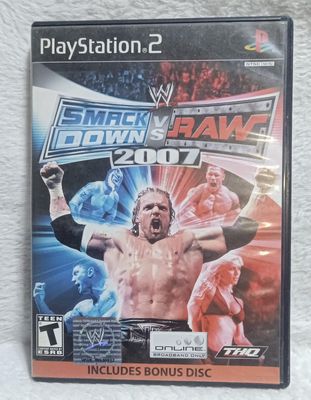 NELA-c, Smack Down vs Raw 2007  Play Station 2 Usado Completo