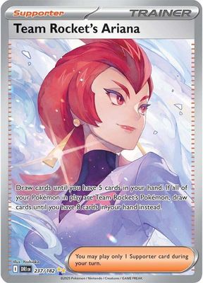 SJ Team Rocket&#39;s Ariana - 237/182 - SV10: Destined Rivals (DRI) SV10: Destined Rivals