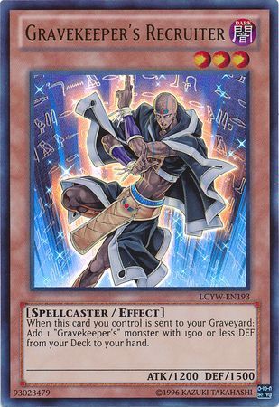 Gravekeeper&#39;s Recruiter - LCYW-EN193 - Ultra Rare Unlimited Legendary Collection 3: Yugi&#39;s World Unlimited Singles