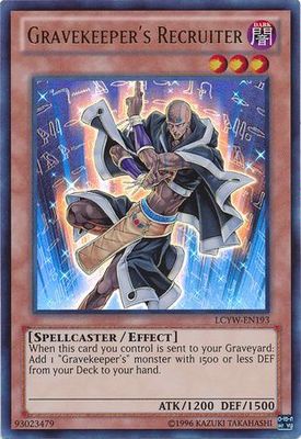 Gravekeeper&#39;s Recruiter - LCYW-EN193 - Ultra Rare Unlimited Legendary Collection 3: Yugi&#39;s World Unlimited Singles