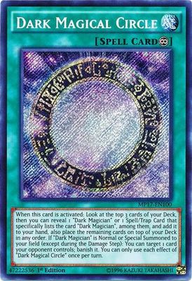 Dark Magical Circle - MP17-EN100 - Secret Rare 1st Edition 2017 Mega-Tins 1st Edition Singles