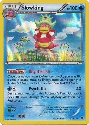 Slowking - 21/122 - Holo Rare XY: Breakpoint Singles