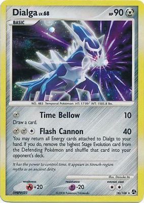 Dialga - 16/106 - Holo Rare Theme Deck Exclusive Pokemon Theme Deck Exclusives