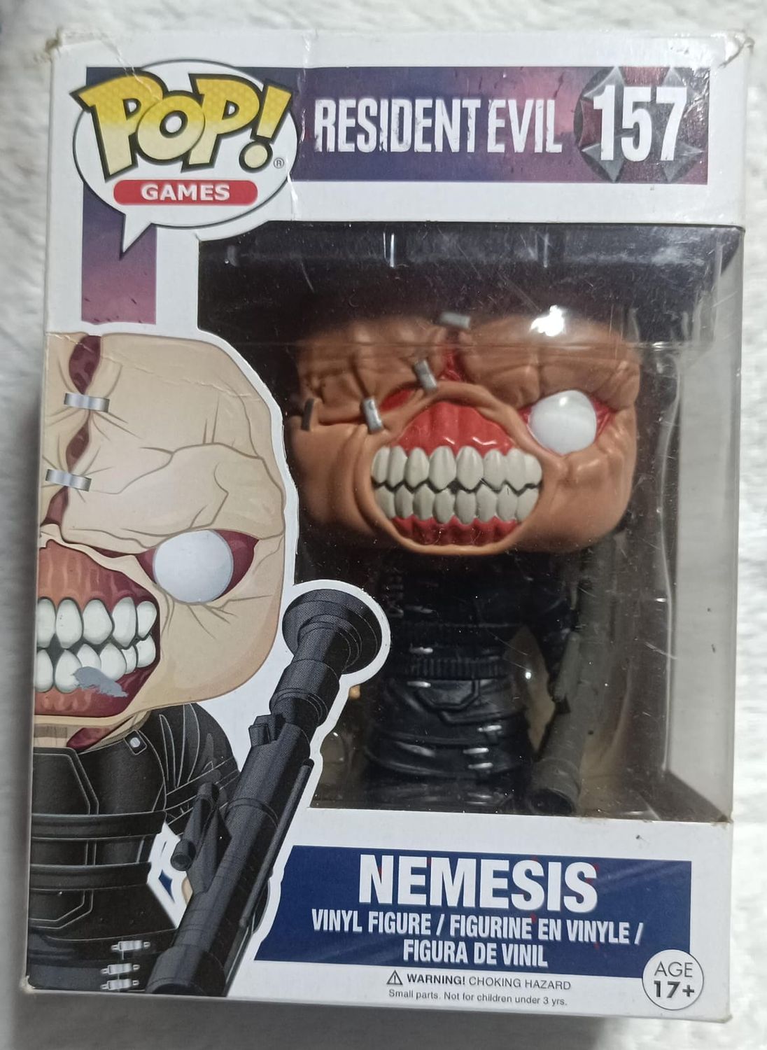 NELA-k, Nemesis Funko Resident Evil Funko 157, Caja Danada