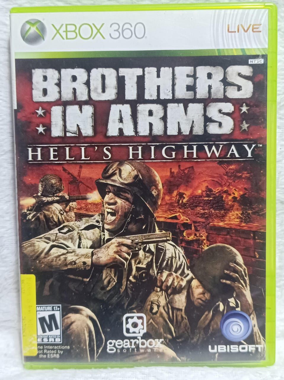 NELA-p, Brothers in Arms Xbox 360  Hell&#39;s Highway  Xbox 360. Con Manuales.